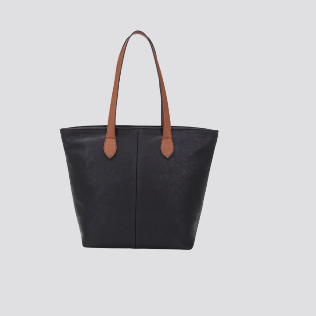 Anna Shopper Tote Bag | Black