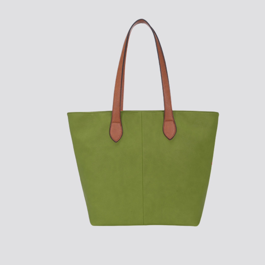 Anna Shopper Tote Bag | Green