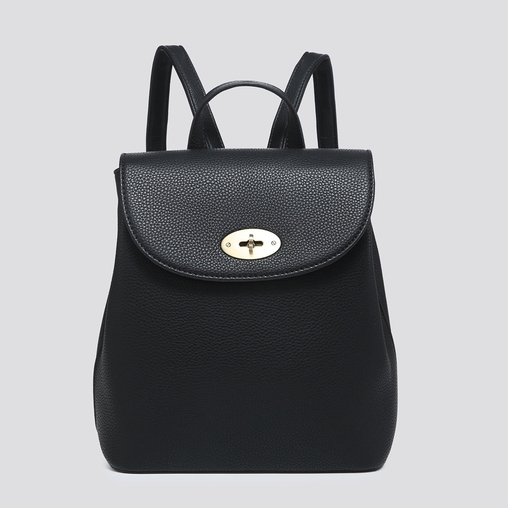 Bella Midi Backpack | Black