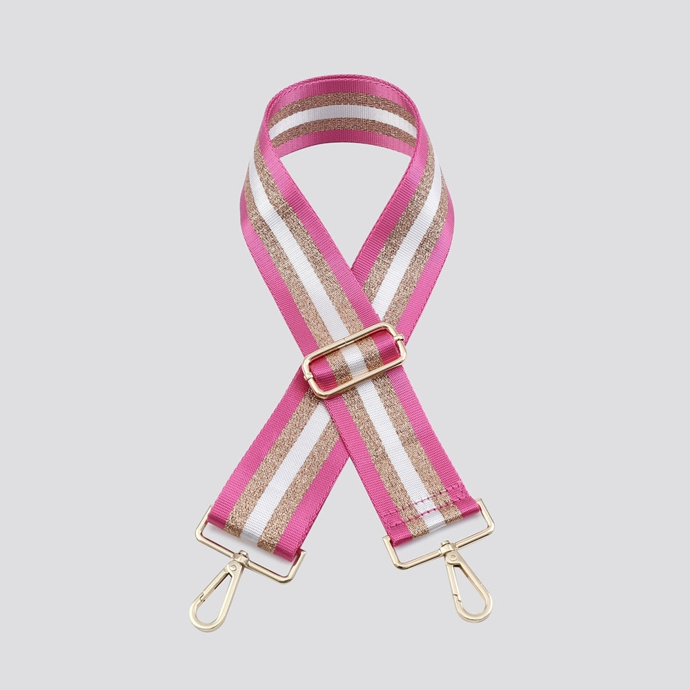 Bag Strap | Pink Stripe