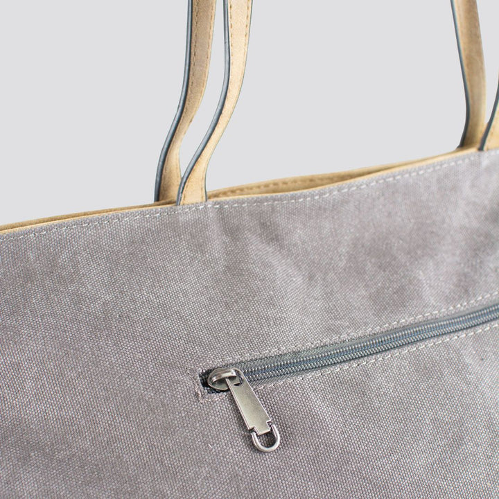Canvas Tote Bag | Grey Star