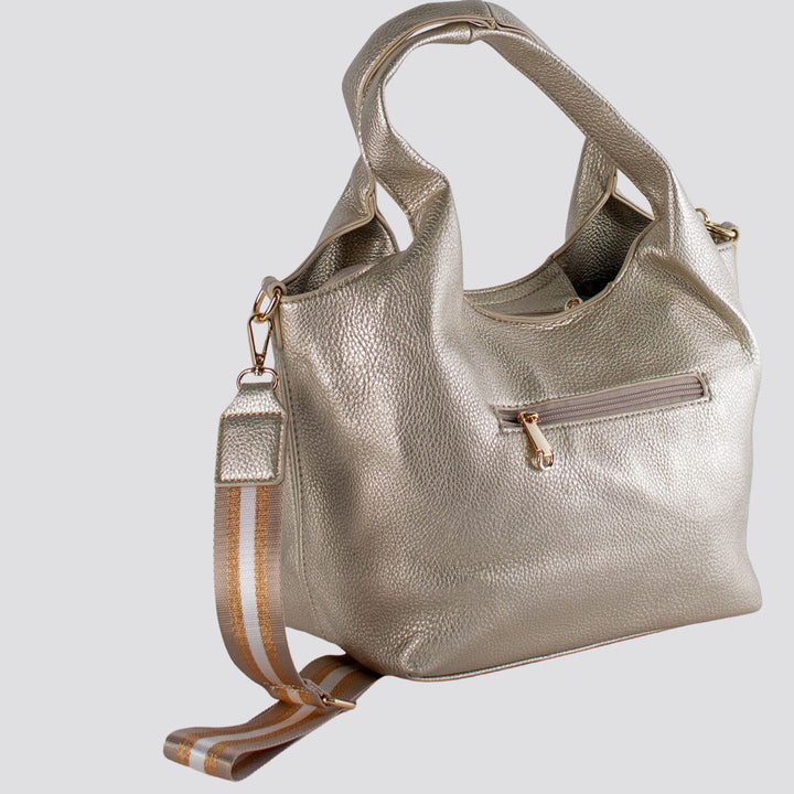 Joy Classic Tote Shopper Bag | Gold