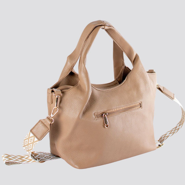 Joy Classic Tote Shopper Bag | Sand
