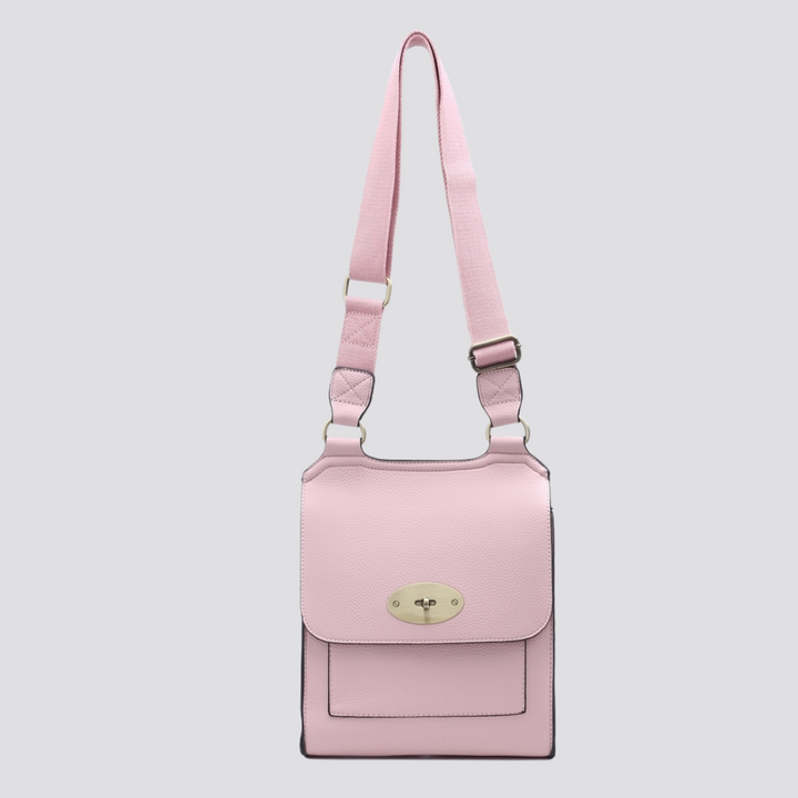 Lily Crossbody Messenger Bag | Pink