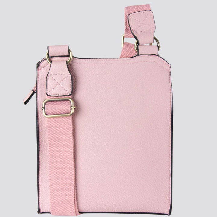 Lily Crossbody Messenger Bag | Pink